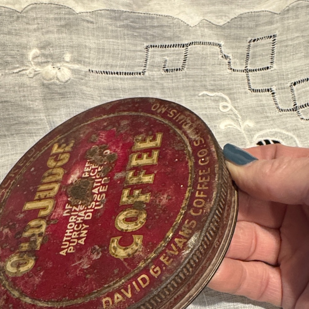 Vintage Collectable Coffee Metal Tin Lid - Picture 15 of 16